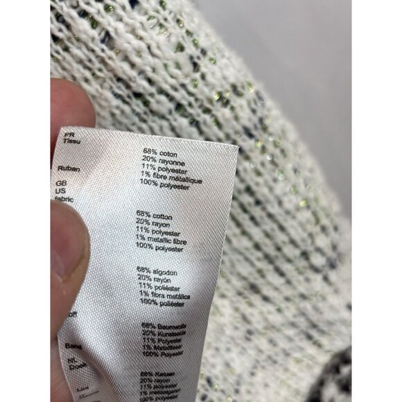 Classic Maje Tweed Boucle Jacket Cardigan Blazer SZ 3 (USL) pockets heavyweight - Picture 10 of 14